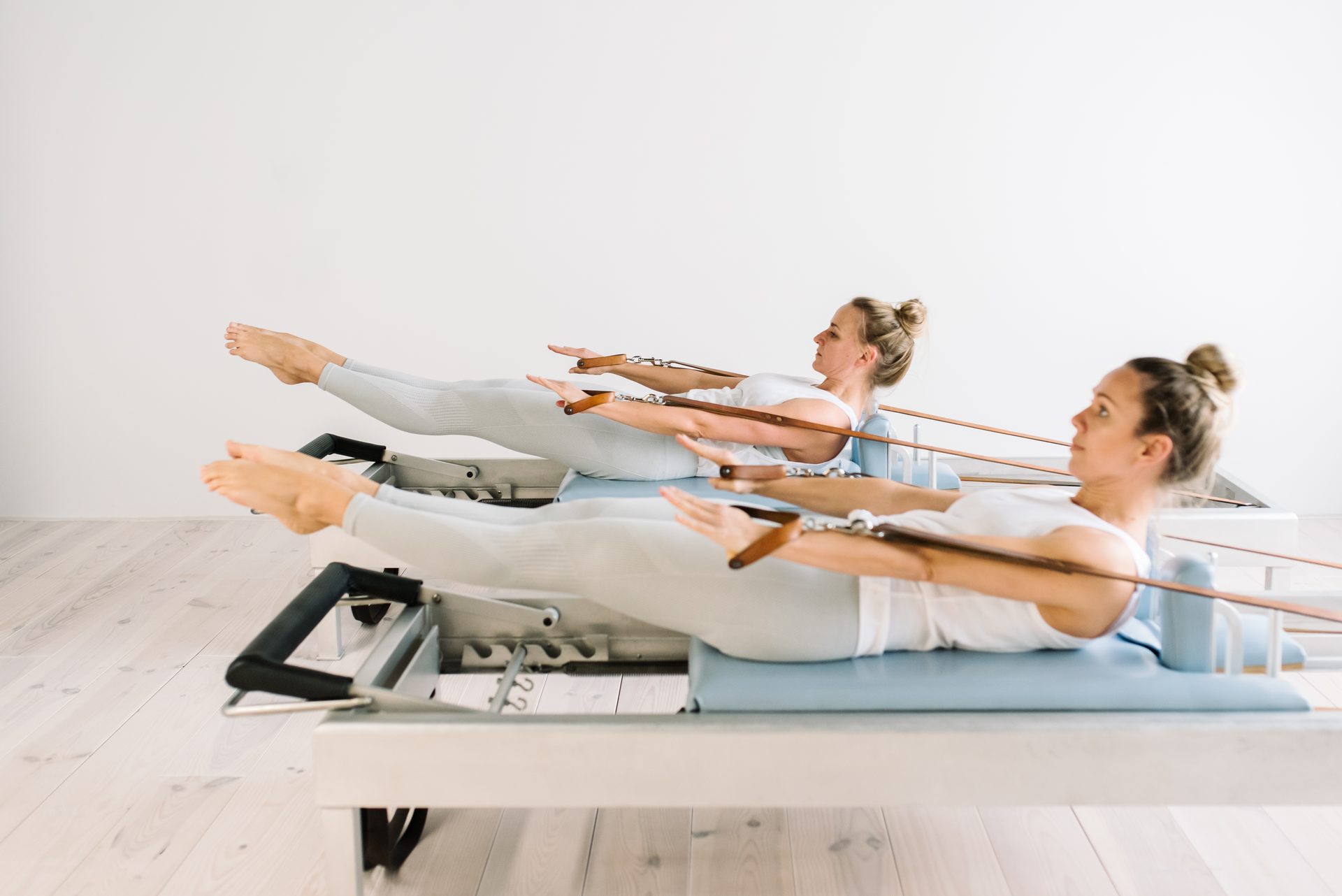Reformer Pilates oefening — Just Pilates Woerden