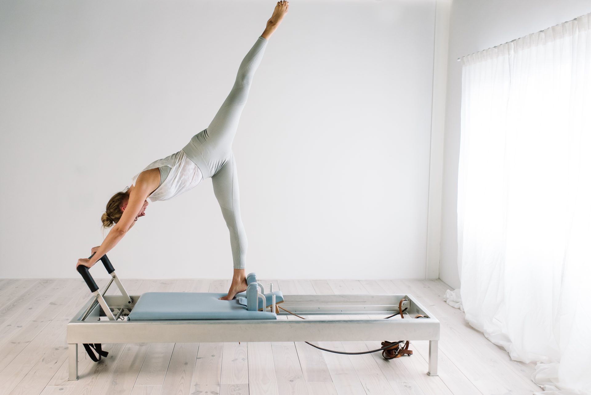 Reformer Pilates oefening — Just Pilates Woerden